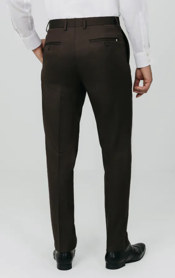 Bruin twill broek - photo 2 Bruin twill broek - photo 2