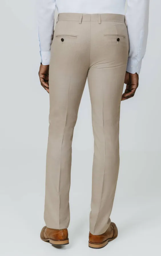 Stone sharkskin slim fit broek - photo 2 Stone sharkskin slim fit broek - photo 2