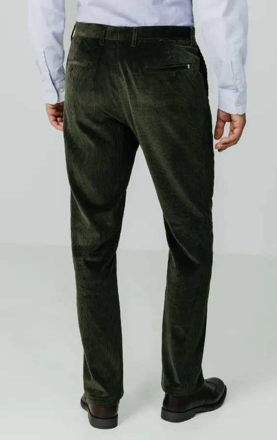 Groene corduroy casual broek - photo 3 Groene corduroy casual broek - photo 3