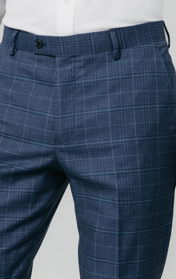 Blauw geruite broek - photo 1 Blauw geruite broek - photo 1