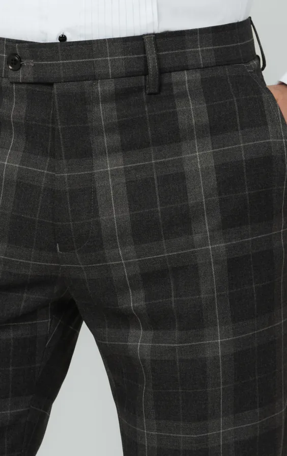 Grijze tartan geruite broek - photo 1 Grijze tartan geruite broek - photo 1