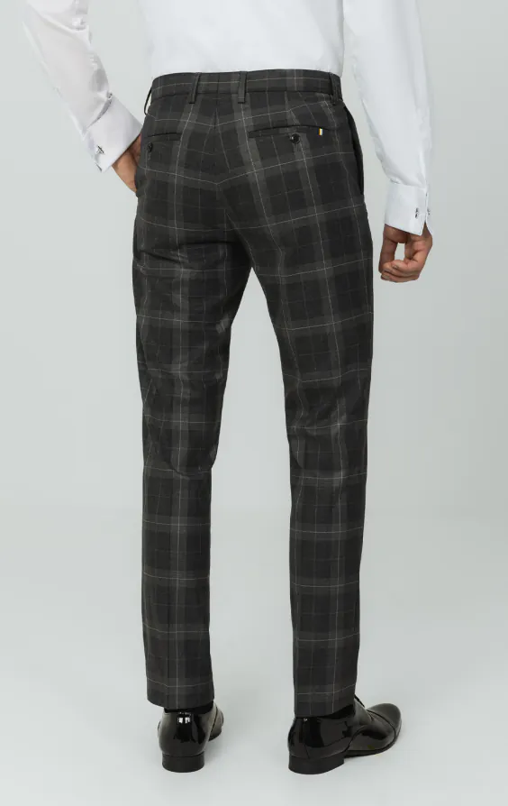 Grijze tartan geruite broek - photo 2 Grijze tartan geruite broek - photo 2