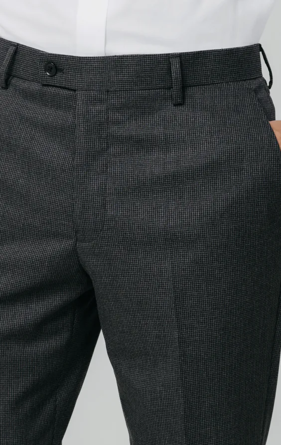 Charcoal Puppytooth geruit broek - photo 1 Charcoal Puppytooth geruit broek - photo 1