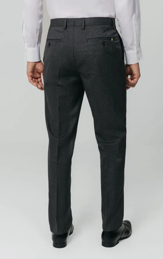 Charcoal Puppytooth geruit broek - photo 2 Charcoal Puppytooth geruit broek - photo 2