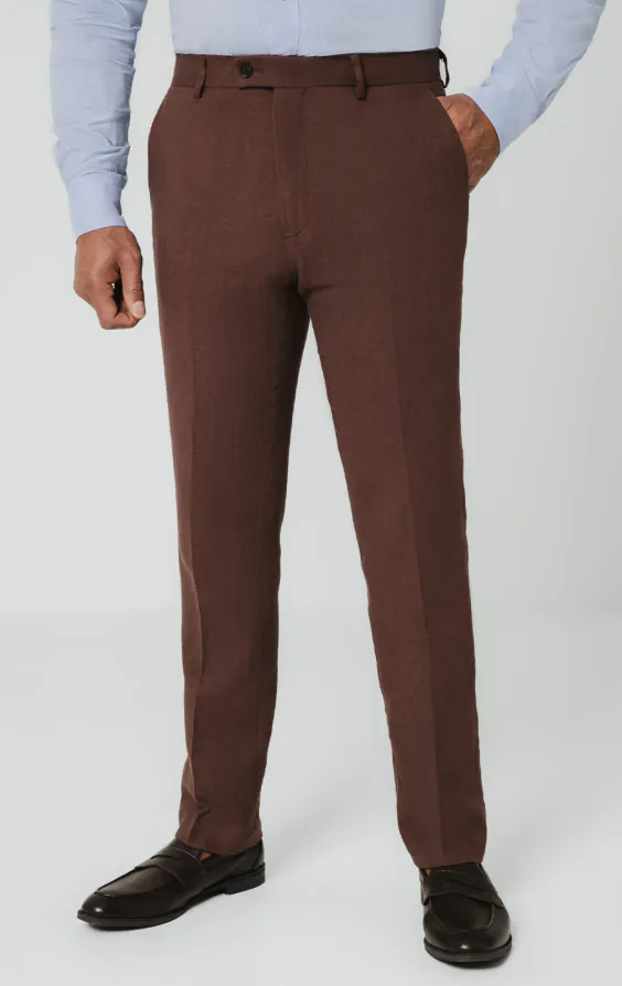 Mokka linnen broek Mokka linnen broek