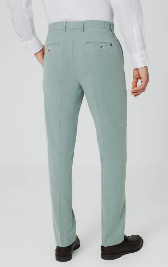 Mintgroene hopsack broek - photo 2 Mintgroene hopsack broek - photo 2