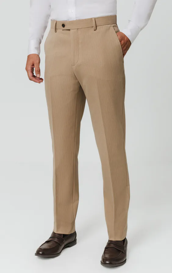 Camel bruine krijtstreep broek Camel bruine krijtstreep broek