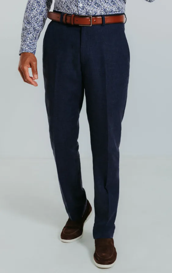 Navy linnen pantalon Navy linnen pantalon