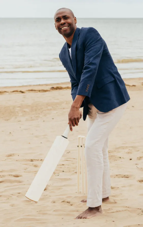 Crème linnen pantalon - photo 3