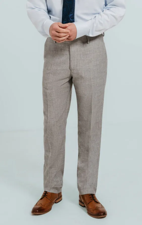 Grijs flanellen broek Grijs flanellen broek