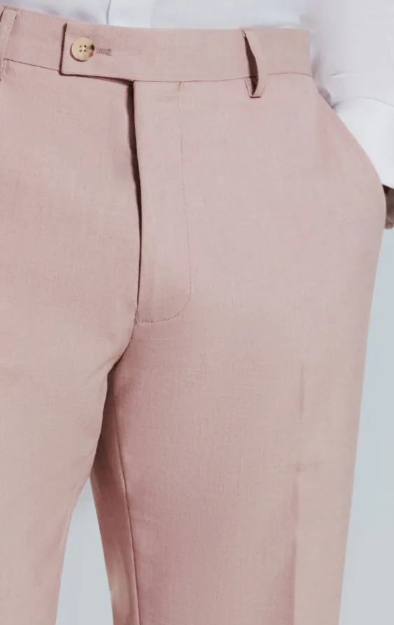 Stoffig roze broek - photo 1