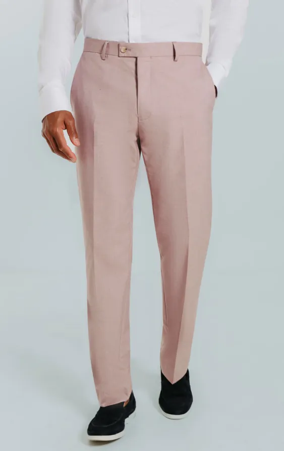 Stoffig roze broek