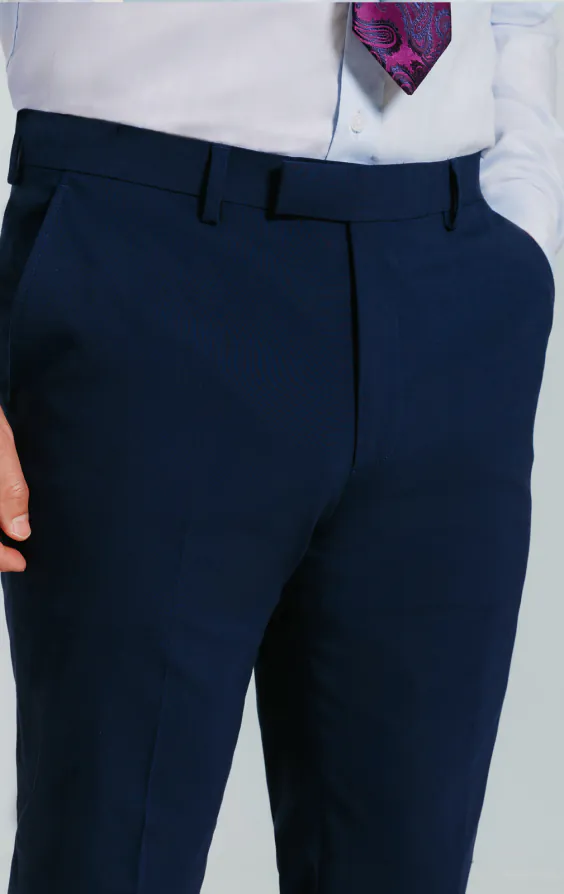 Blauw slimfit pantalon - photo 1