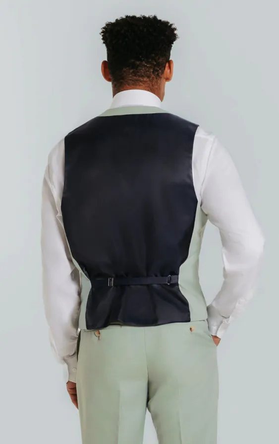 Lichtgroen double breasted gilet - photo 2 Lichtgroen double breasted gilet - photo 2