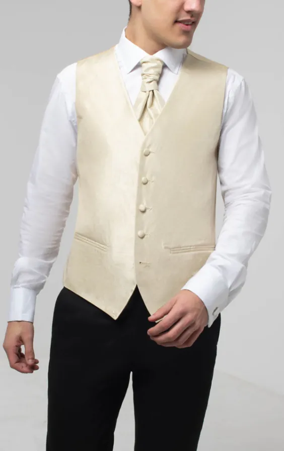 Goud poly dupion gilet - photo 2 Goud poly dupion gilet - photo 2