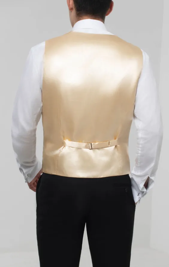 Goud poly dupion gilet - photo 4 Goud poly dupion gilet - photo 4