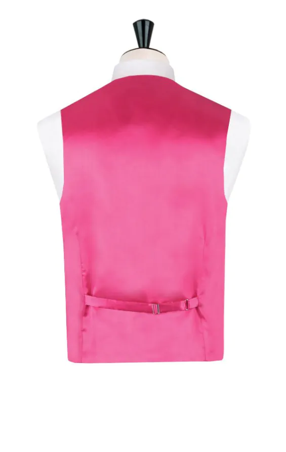 Fuchsia gilet van dupion stof - photo 1 Fuchsia gilet van dupion stof - photo 1