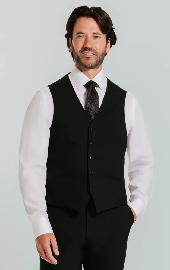 Zwart gilet