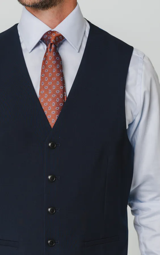 Marineblauw gilet - photo 1