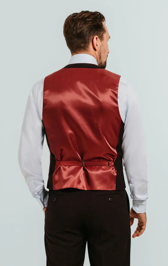 Bordeaux rood gilet - photo 2