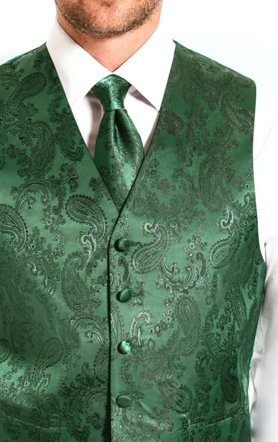 Racing groen paisley gilet - photo 2