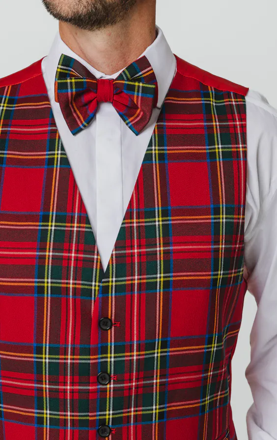 Rood gilet met schotse ruit - photo 1 Rood gilet met schotse ruit - photo 1