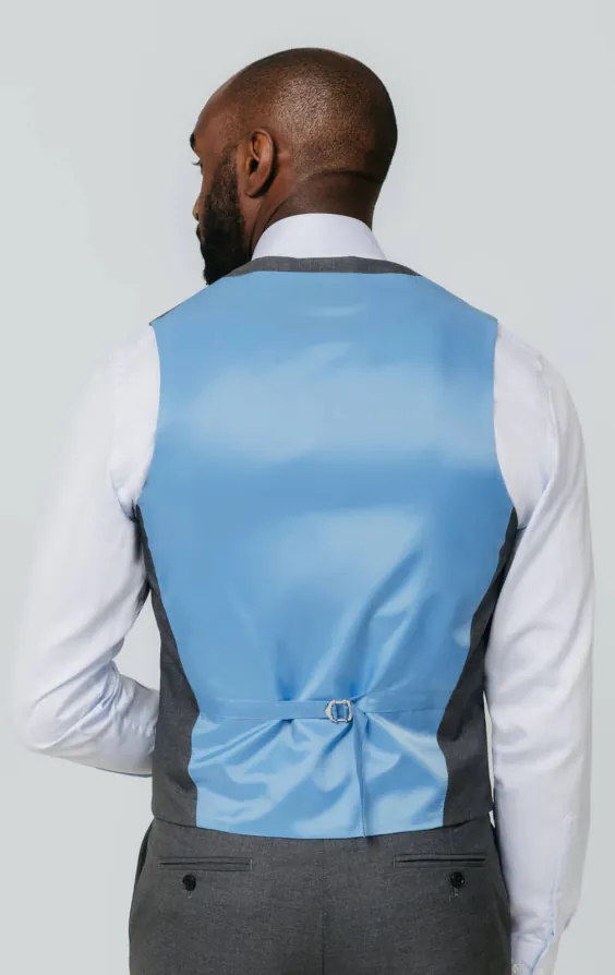 Grijs slim fit gilet - photo 2 Grijs slim fit gilet - photo 2