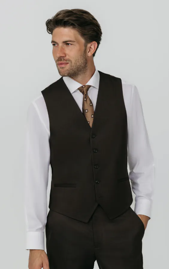 Bruin twill gilet Bruin twill gilet