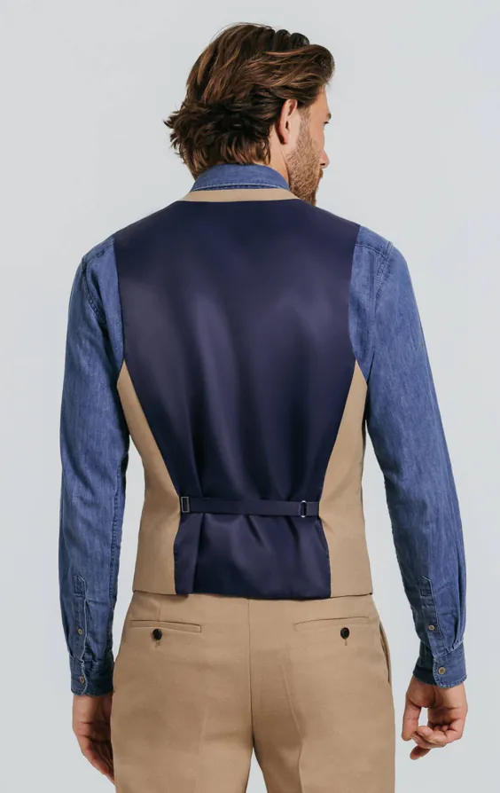 Camel bruin twill gilet - photo 2