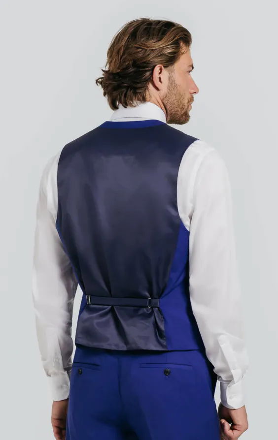 Hel blauw double breasted gilet - photo 2