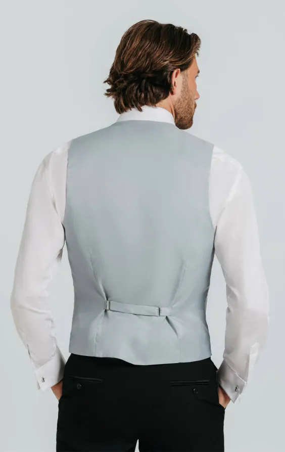 Lichtgroen poly dupion gilet - photo 2 Lichtgroen poly dupion gilet - photo 2