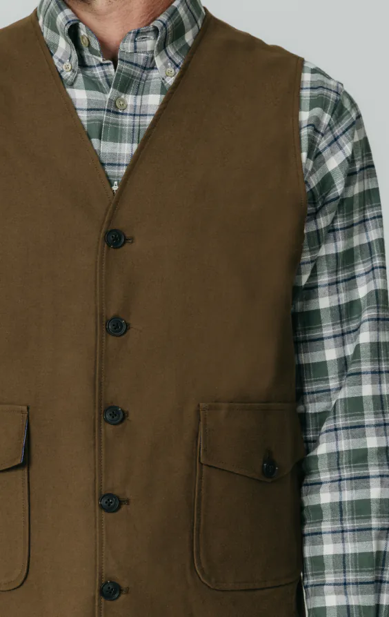 Taupe moleskin gilet - photo 2 Taupe moleskin gilet - photo 2