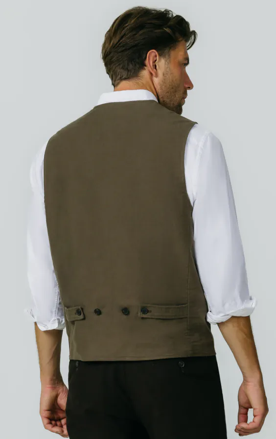 Olijf moleskin gilet - photo 3 Olijf moleskin gilet - photo 3
