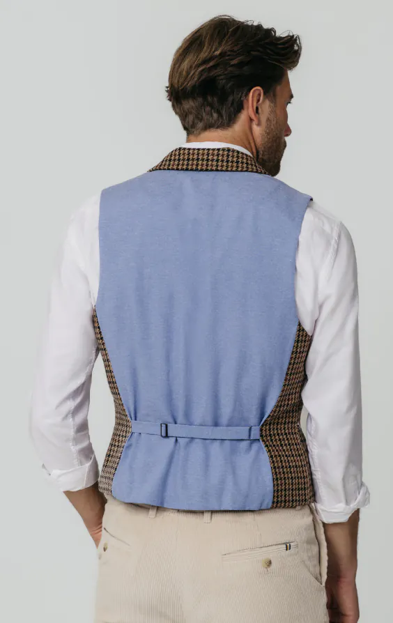 Bruin houndstooth tweed gilet - photo 3 Bruin houndstooth tweed gilet - photo 3