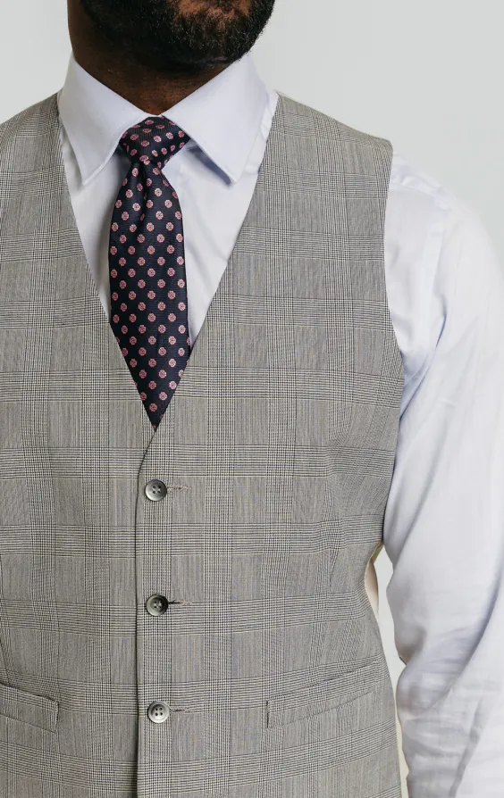 Heirloom Heritage grijs geruite vest - photo 1