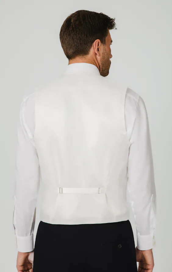 Goud/buff kleurig dubbel rijig gilet voor trouwpak - photo 3 Goud/buff kleurig dubbel rijig gilet voor trouwpak - photo 3