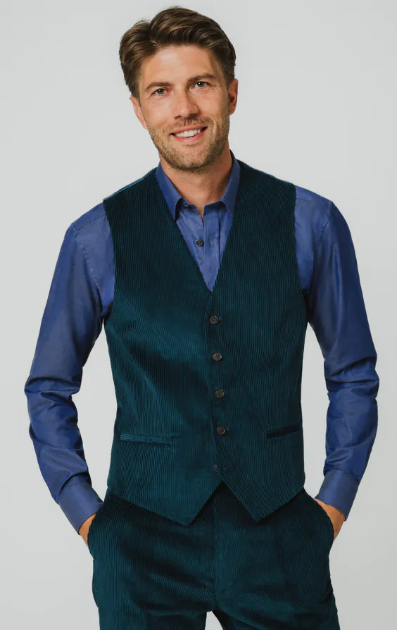 Teal corduroy 3-delig pak - photo 7