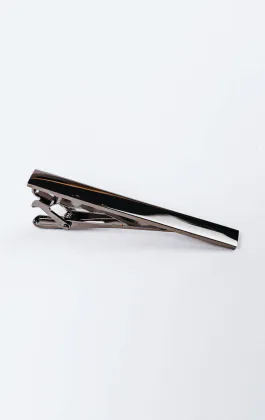 Gunmetal grijze dasspeld
