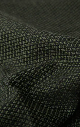 Groene geweven pochet
