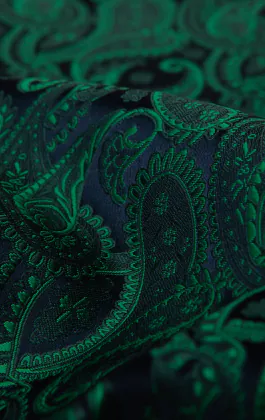 Groene paisley pochet