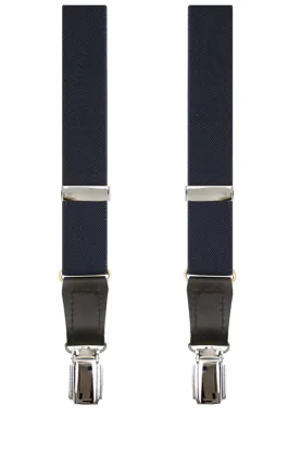 Luxe smalle marineblauwe bretels - 25 mm