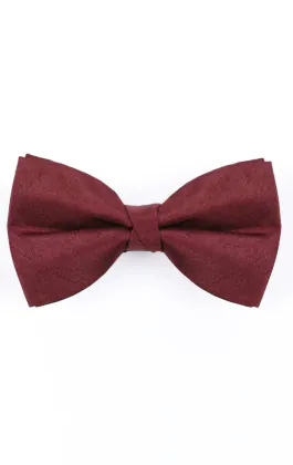 Strik in bordeauxrood, polyester dupion, voorgestrikt