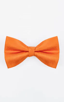 Strik in oranje, polyester dupion, voorgestrikt