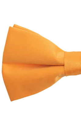 Oranje polyester strik (voorgestrikt en ongestrikt)