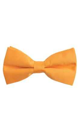 Oranje polyester strik (voorgestrikt en ongestrikt)