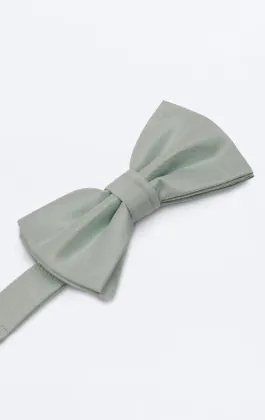 Strik in lichtgroen, polyester dupion, voorgestrikt