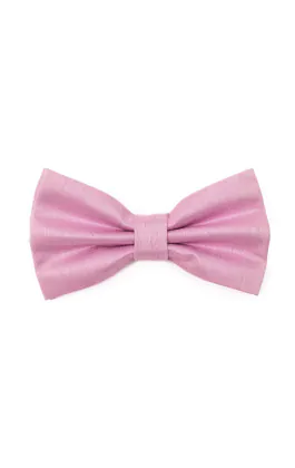 Strik in roze, polyester dupion, voorgestrikt