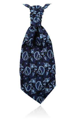 Das voor jongens, Donkerblauwe zijden Paisley