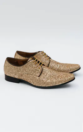 Gouden glitterschoenen