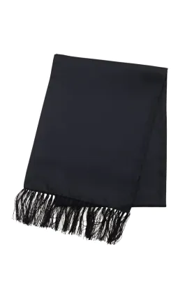 Zwarte polyester sjaal